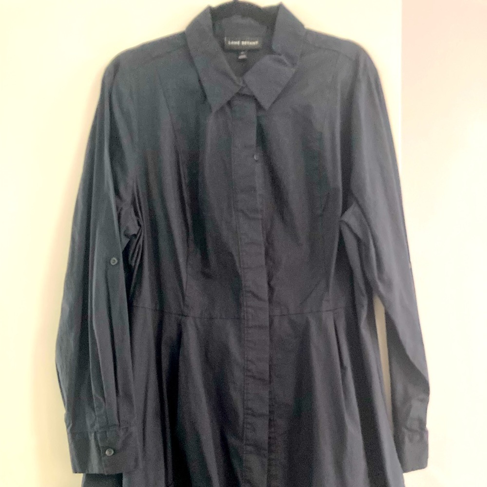 NWOT Lane Bryant Extreme Peplum Button Up Shirt, 20